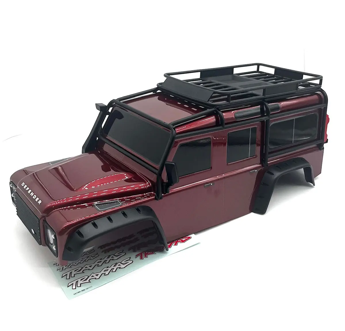 Trx-4 Defender - Body (Red) Clipless Spare Tire Fenders Land Rover Trail 82256-4 1