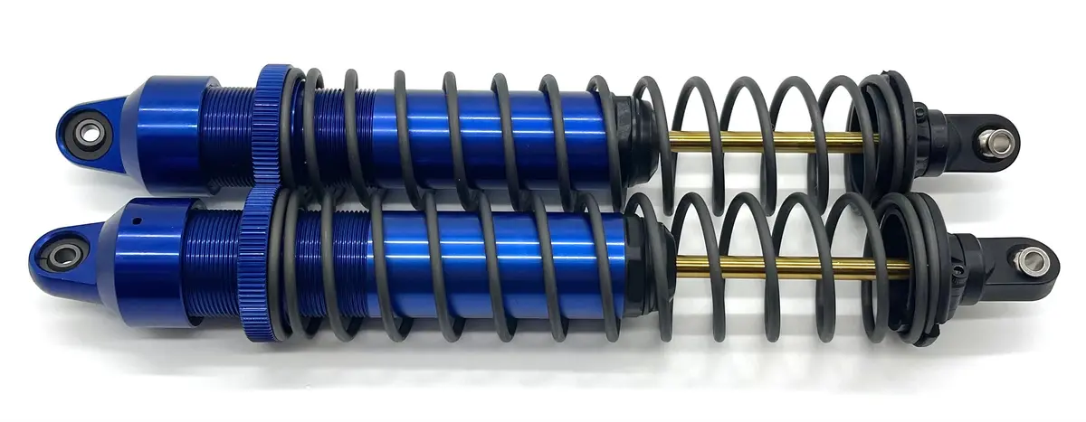 X-Maxx Ultimate Shocks (Gtx Aluminum Blue-Anodized (2) W/Springs Traxxas 77097-4 1