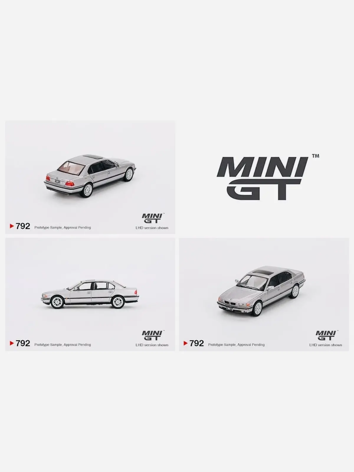 Mini Gt Mijo Exclusive Bmw 750Il Aspen Silver Metallic #792 1