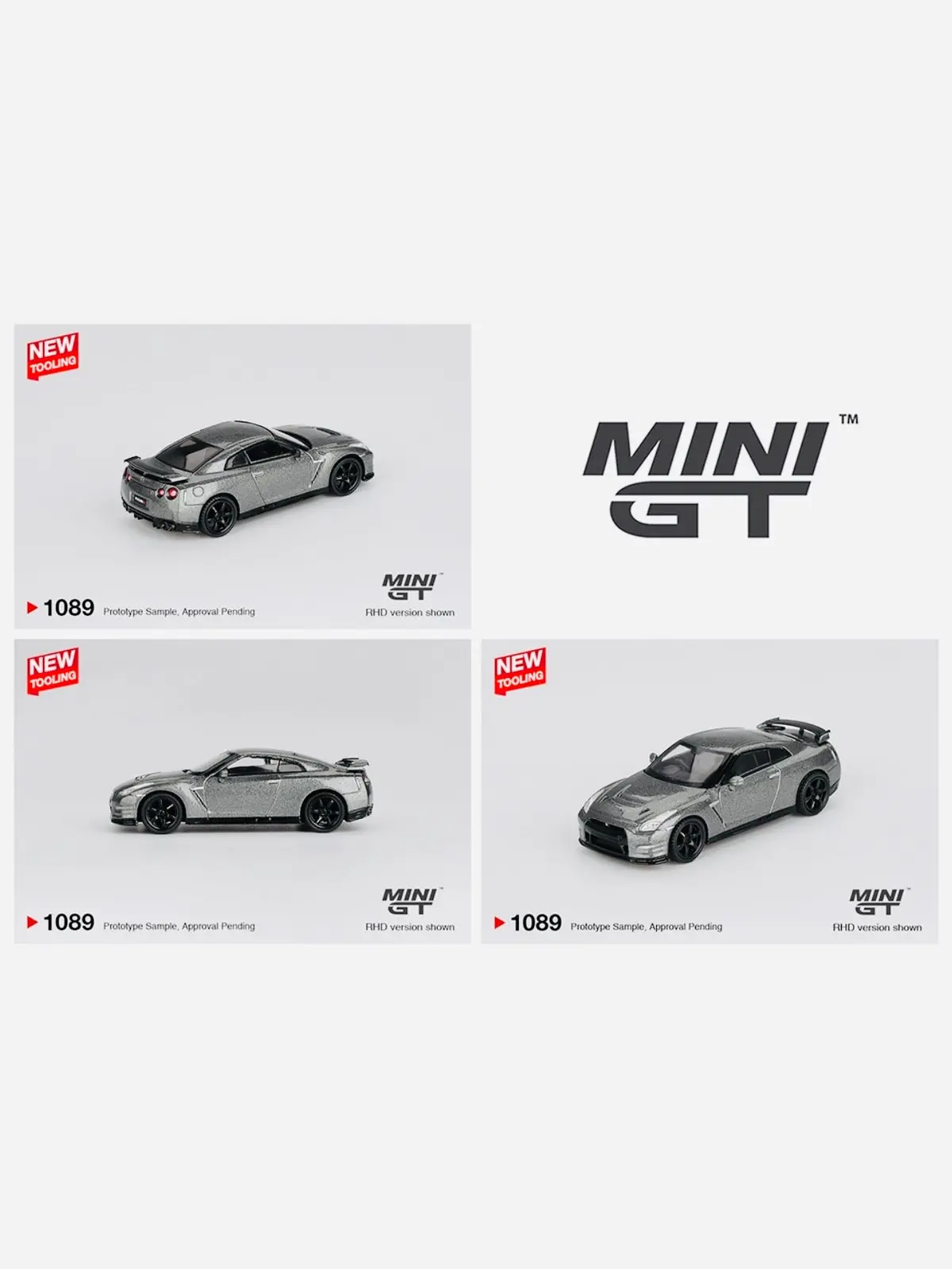 Mini Gt Mijo Exclusive 2013 Nissan Gt-R Nismo R35 Crs Version Dark Metal Gray #1089 1