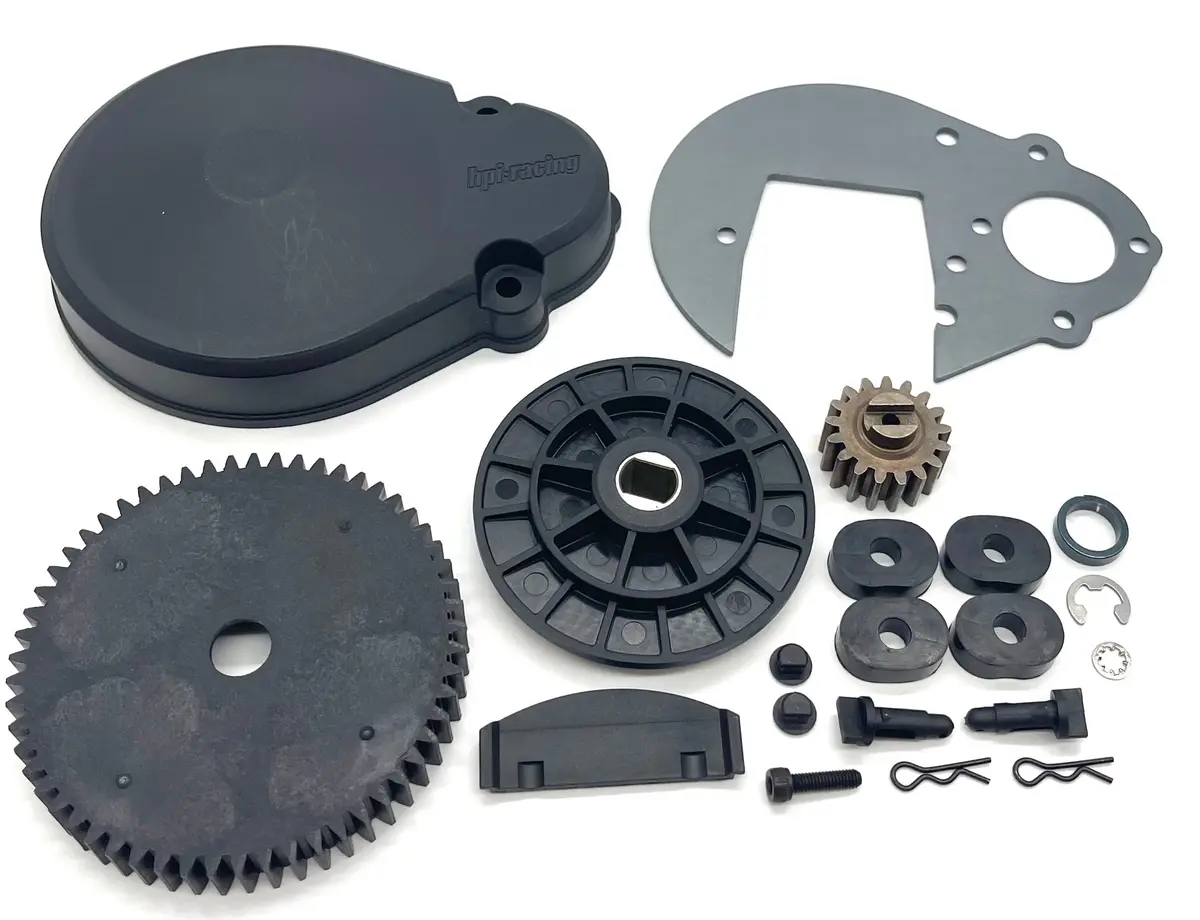 Baja 5B Sbk Gas - Spur Gear, Cover Plate Mount, Holder Hpi 160323 1