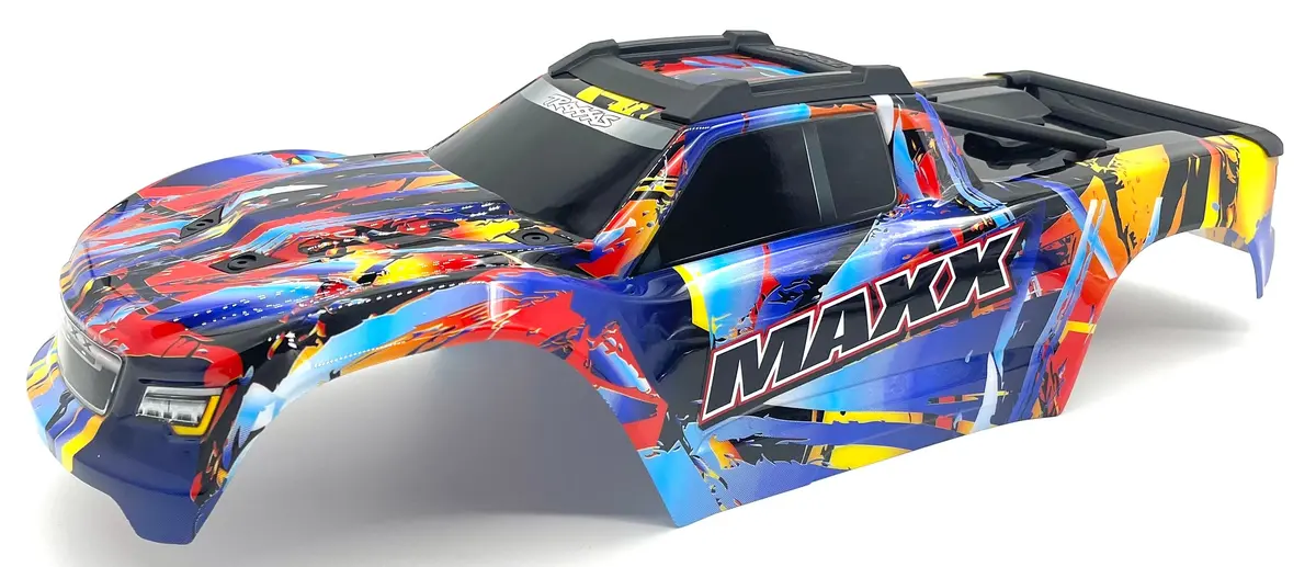 1/10 Wide-Maxx Body Cover Shell (Rock N Roll Painted Prographics, Clipless 89086-4 1