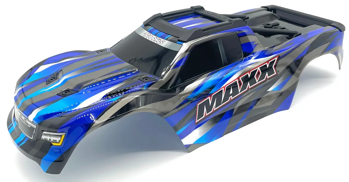 1/10 Wide-Maxx Body Cover Shell (Blue Painted Prographics, Clipless 89086-4 1