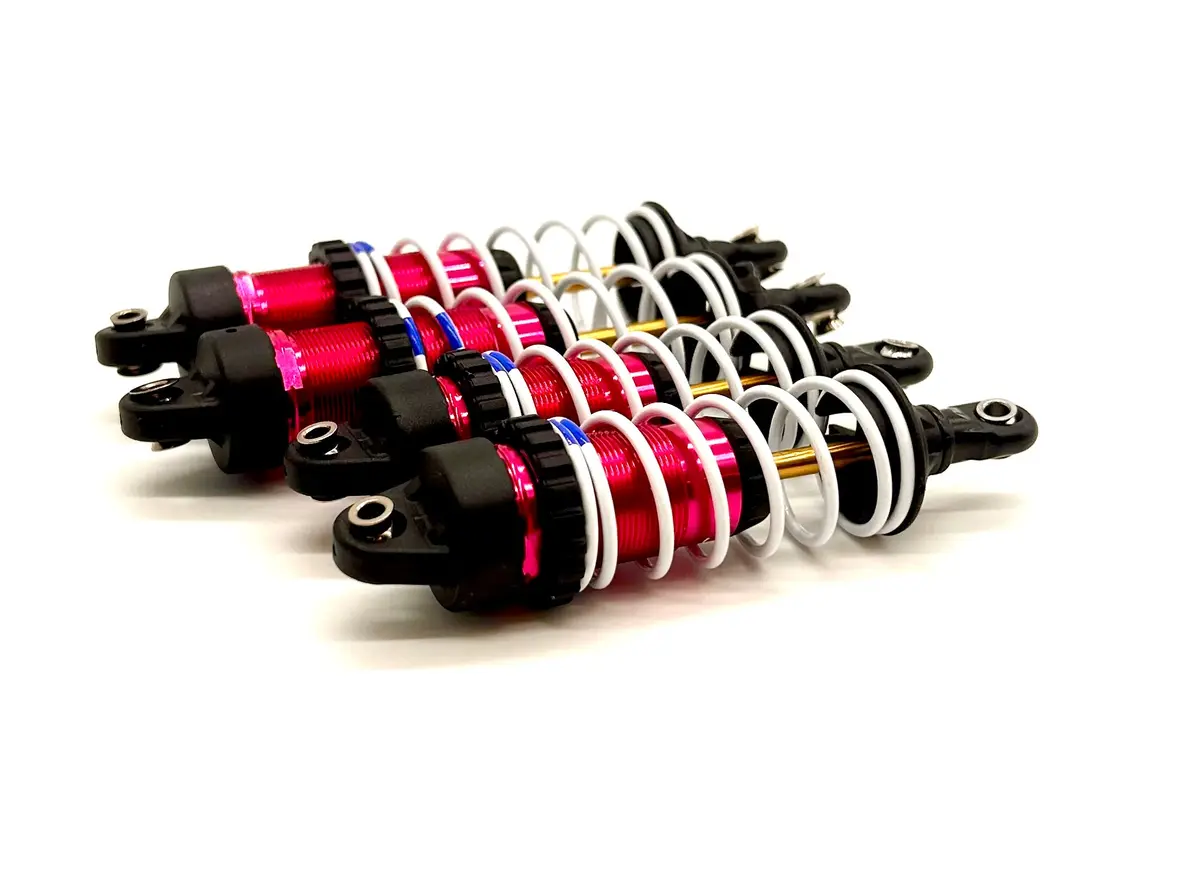 Slash Modified - Shocks, Front & Rear 7462 Pink Gtr W/Springs Traxxas 104354-74 1