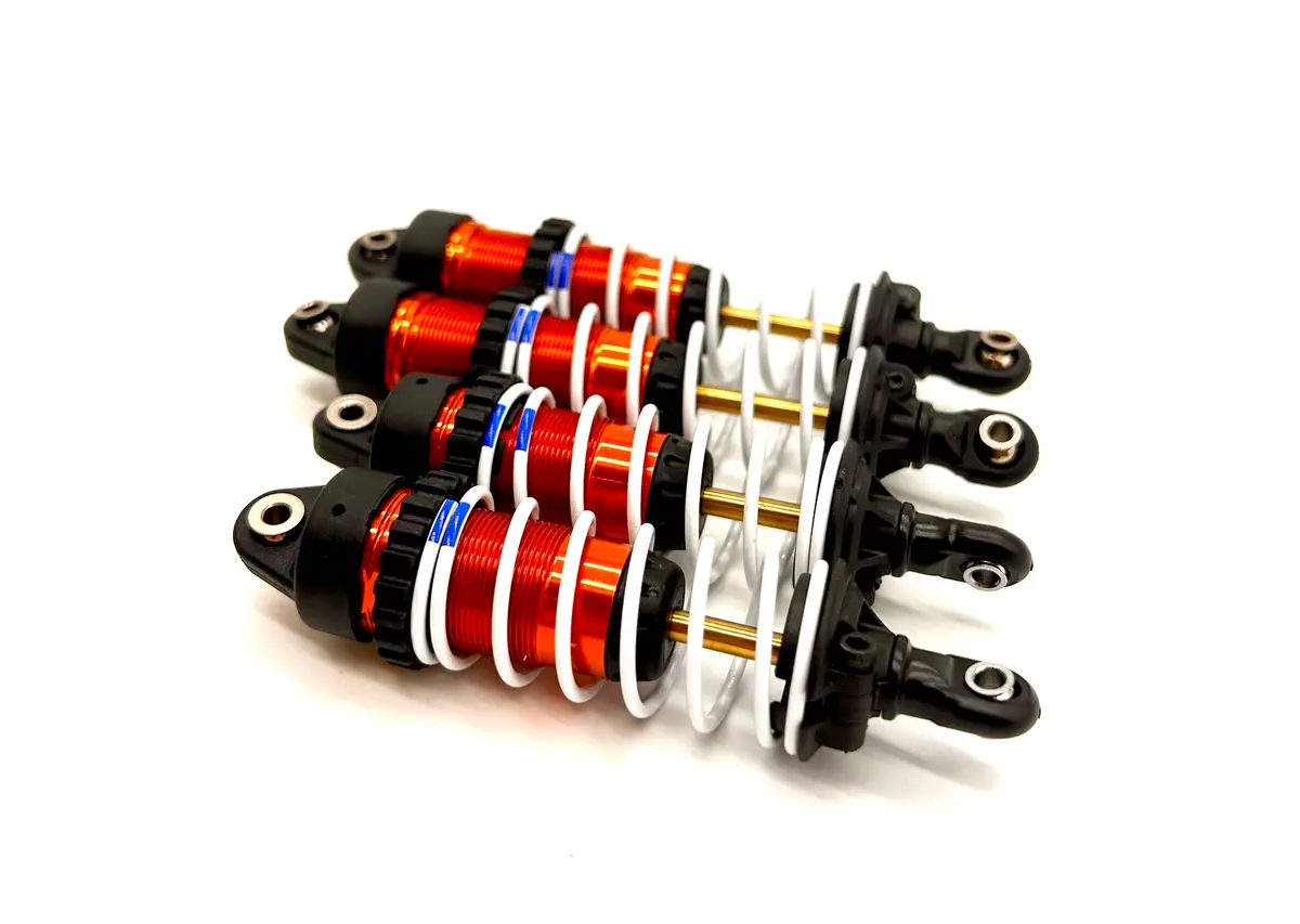 Slash Modified - Shocks, Front & Rear 7462 Orange Gtr W/Springs Traxxas 104354-74 1