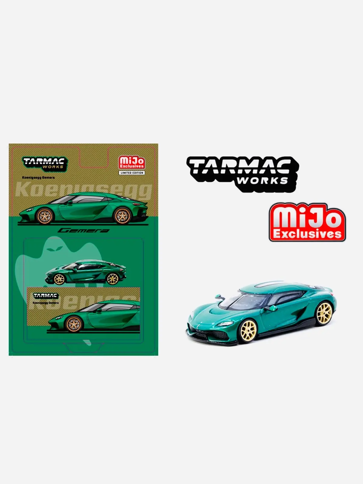 Tarmac Works Mijo Exclusive Global 64 Koenigsegg Gemera Green 1