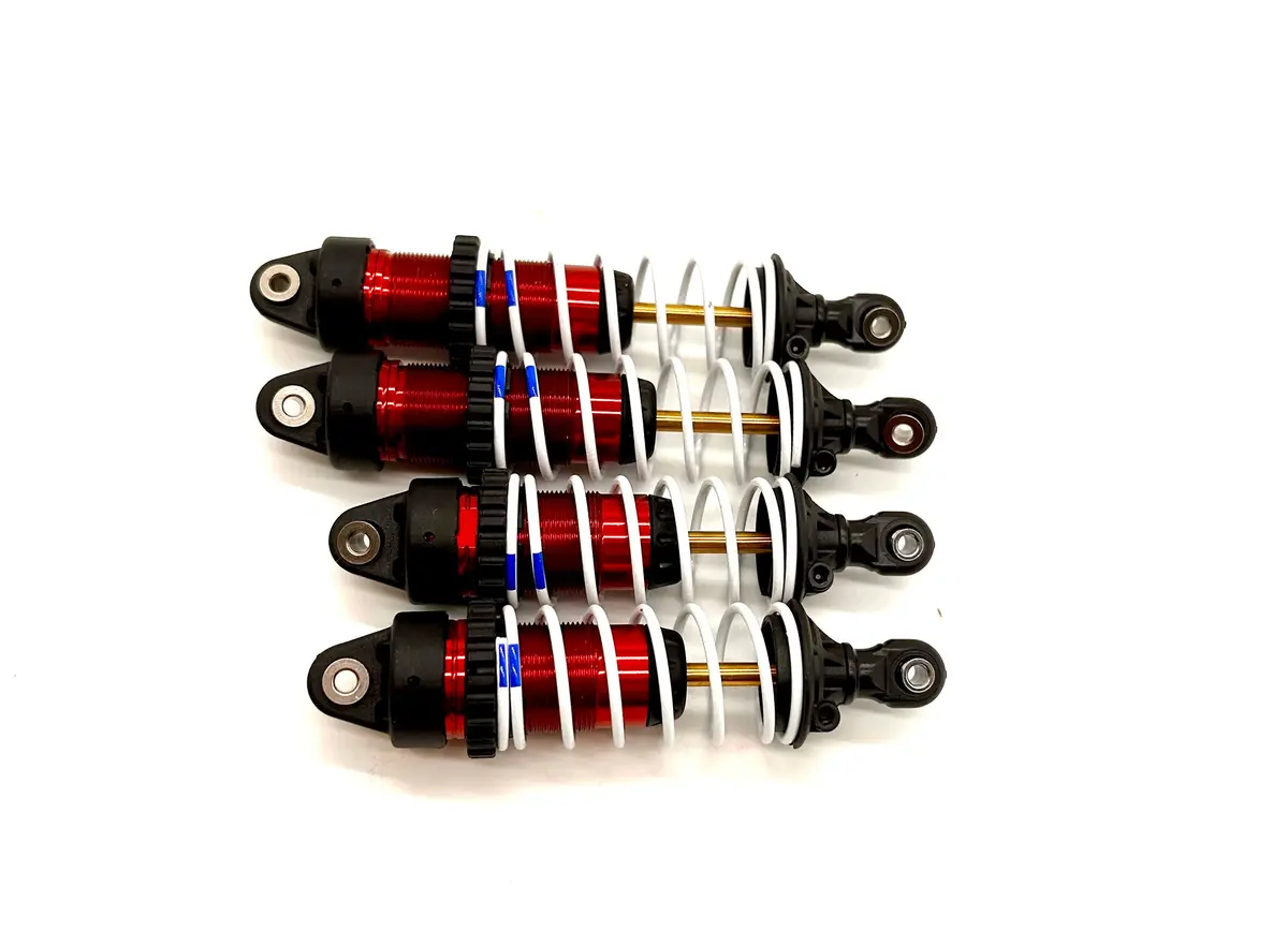 Slash Modified - Shocks, Front & Rear 7462 Red Gtr W/Springs Traxxas 104354-74 1