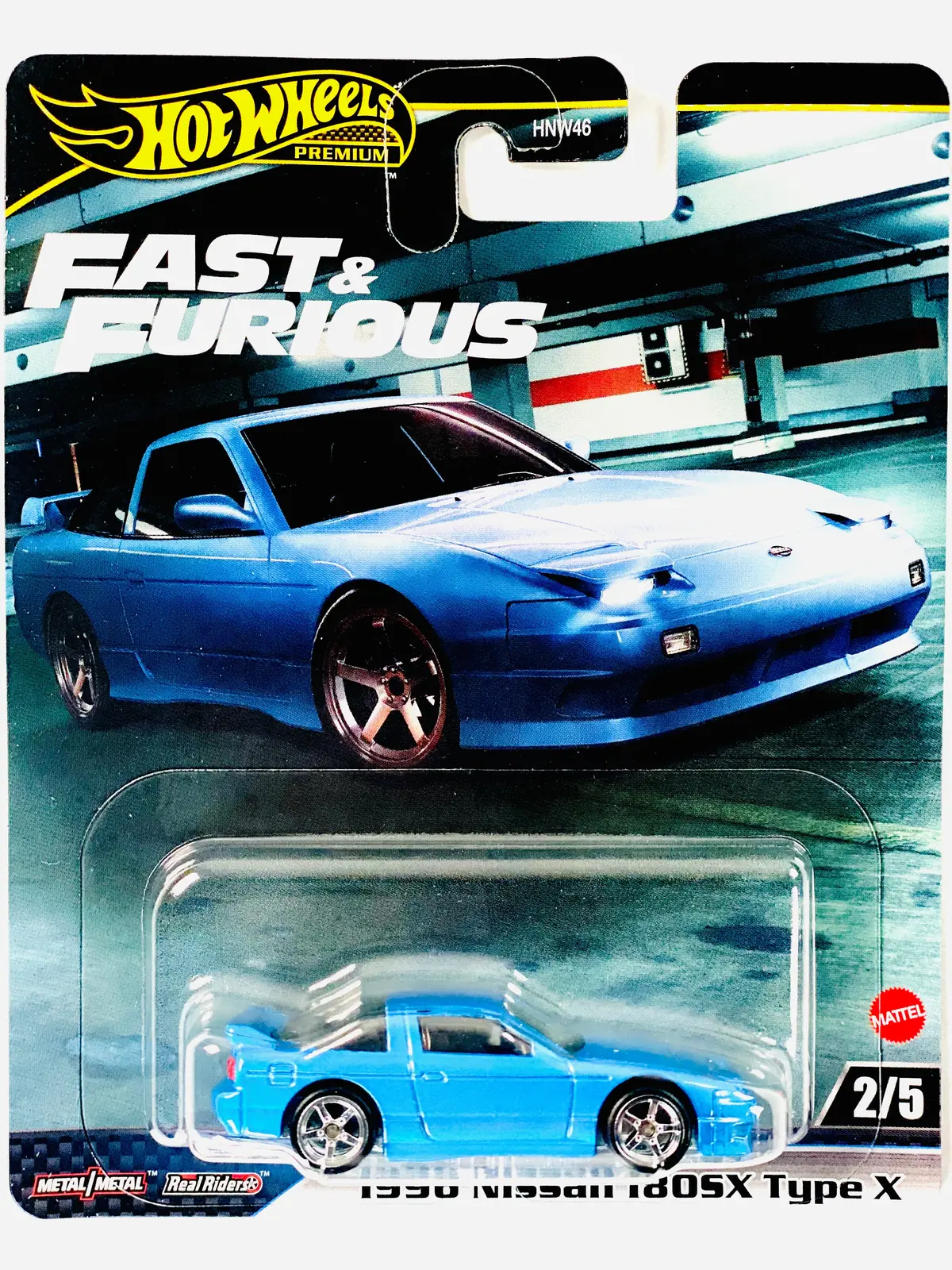 Hot Wheels 2024 Fast & Furious Case H 1996 Nissan 180Sx Type X - Damaged Card 1