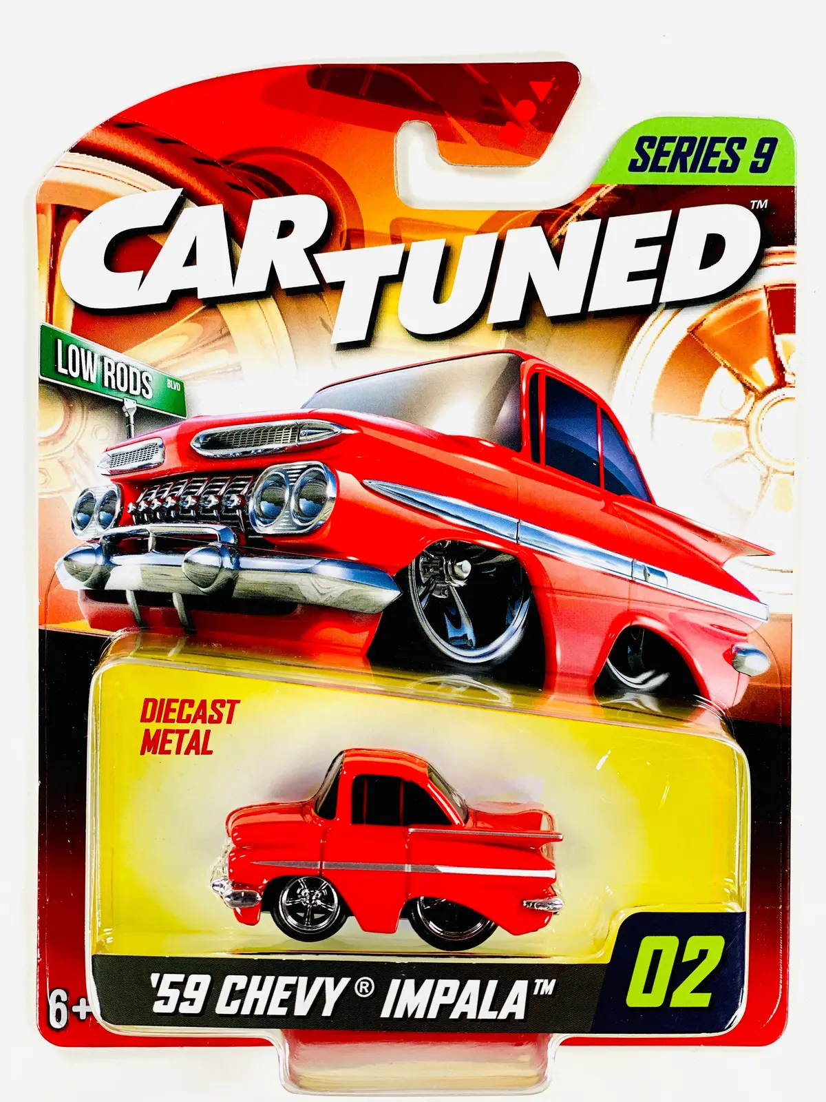 Cartuned 2026 Series 9 Mainline 1959 Chevy Impala Low Rods #02 1