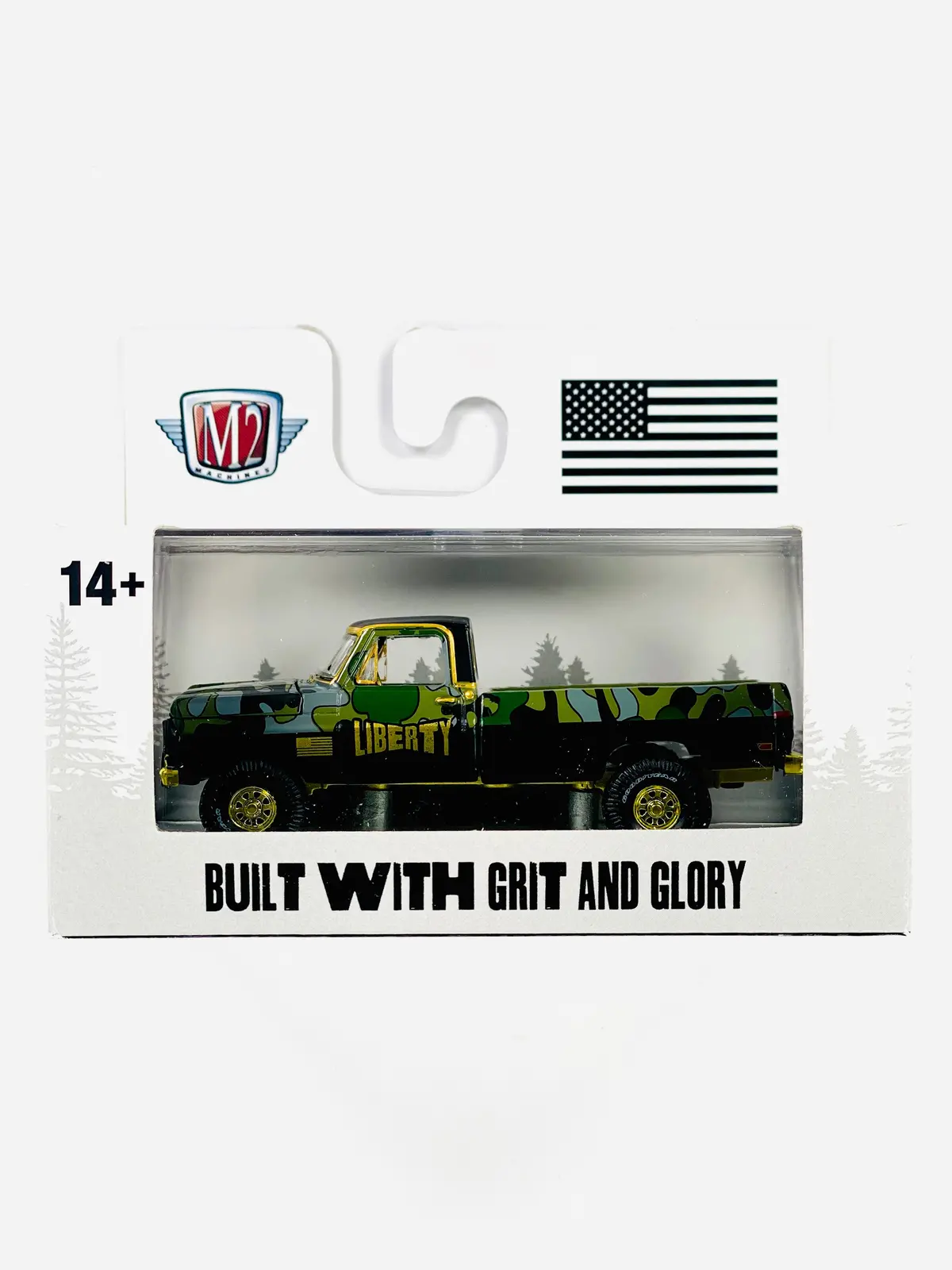 M2 Machines Auto-Thentics Detroit-Muscle Liberty 1972 Ford F-250 Explorer 4X4 Truck Chase 1