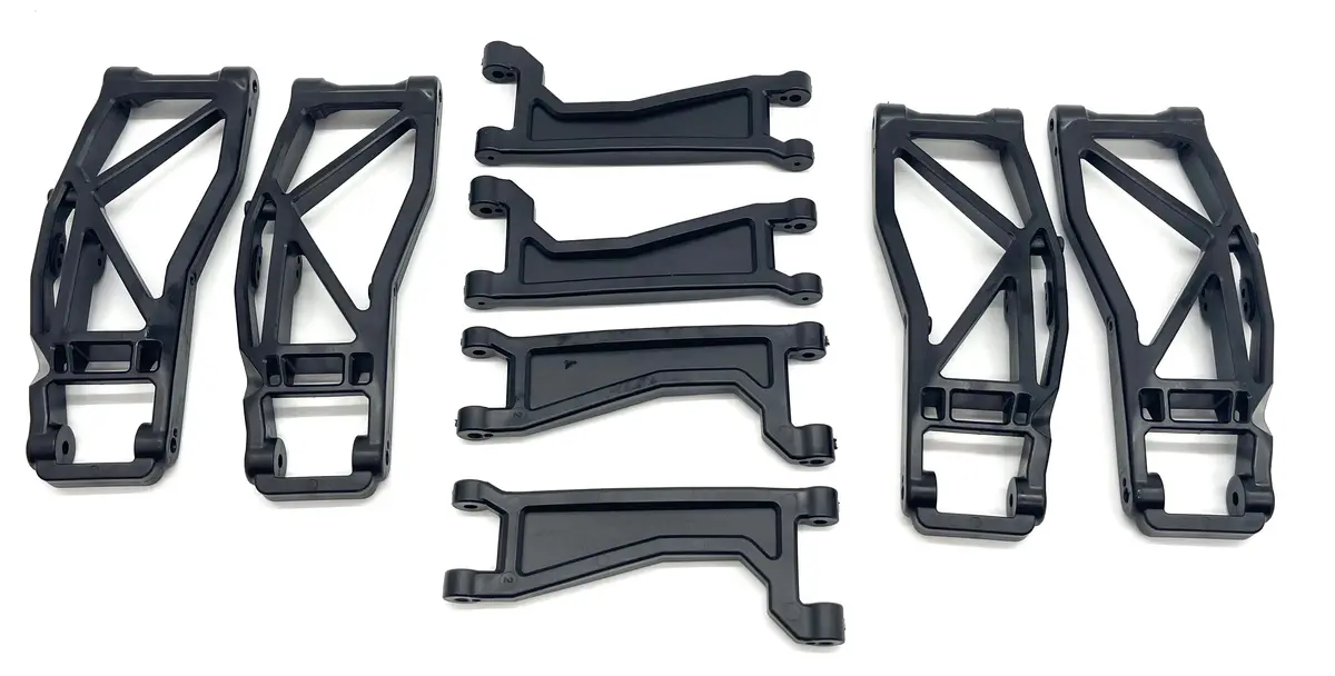 1/10 Wide-Maxx A-Arms (Suspension Black Front Rear Upper Lower 89086-4 1