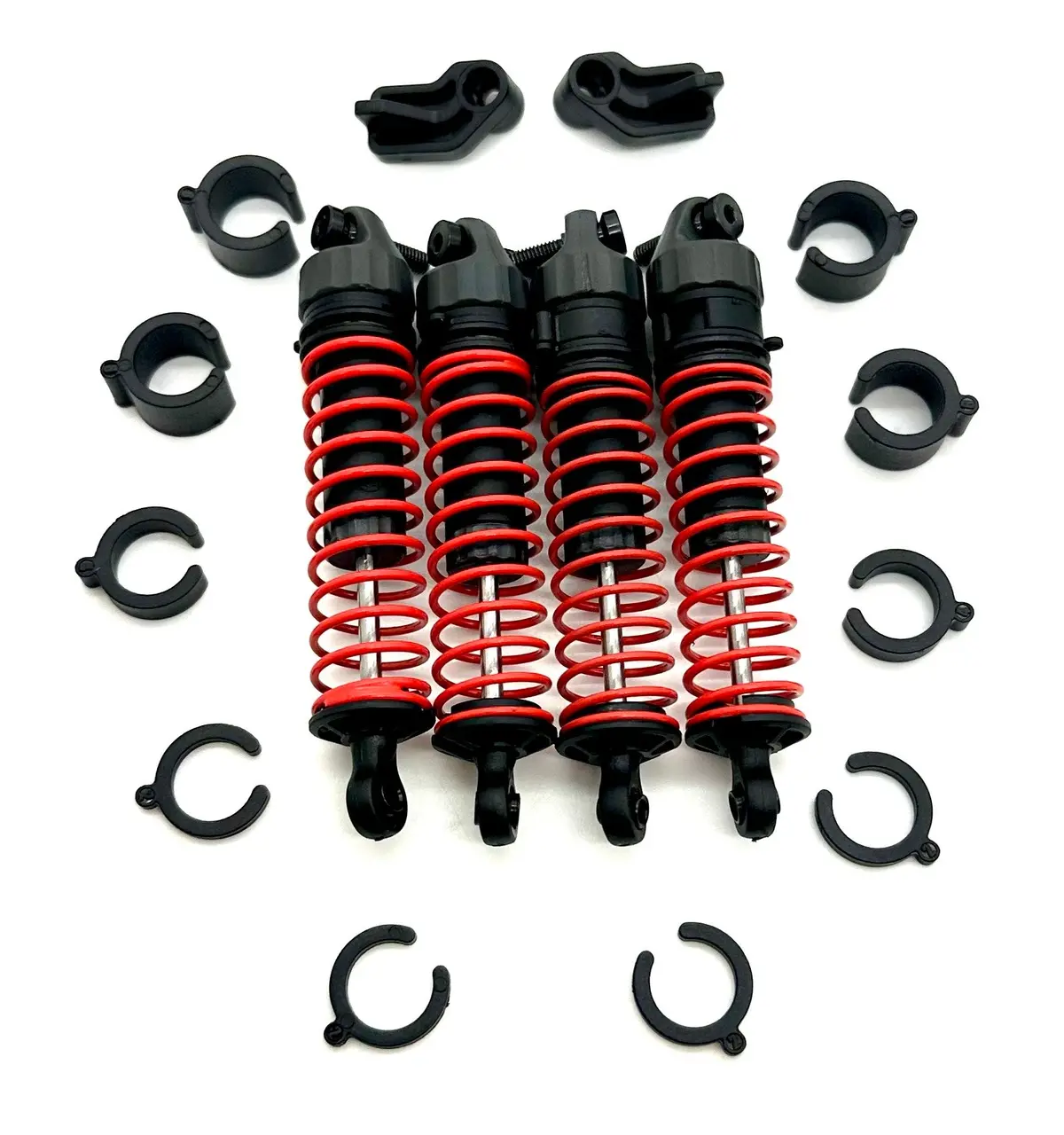 Arrma Quake Grom Mega 4X4 - Shocks & Springs (Red) Ara-2591 Ara2137 1