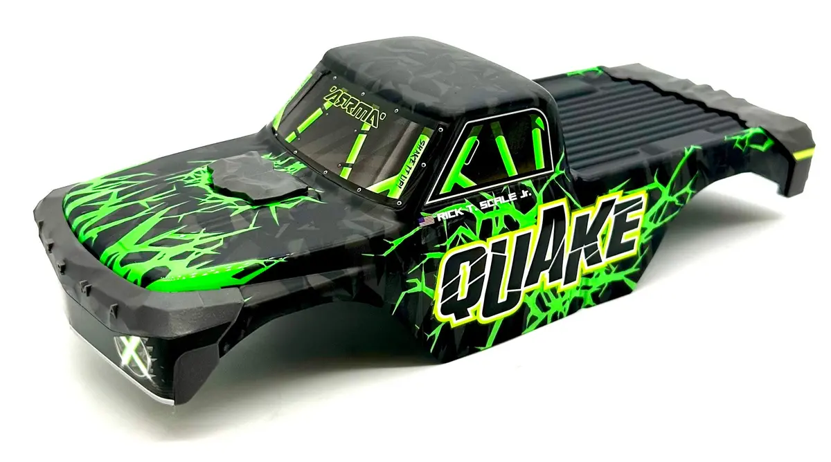 Arrma Quake Grom Mega 4X4 - Body Shell (Green) Cover Ara2137 1