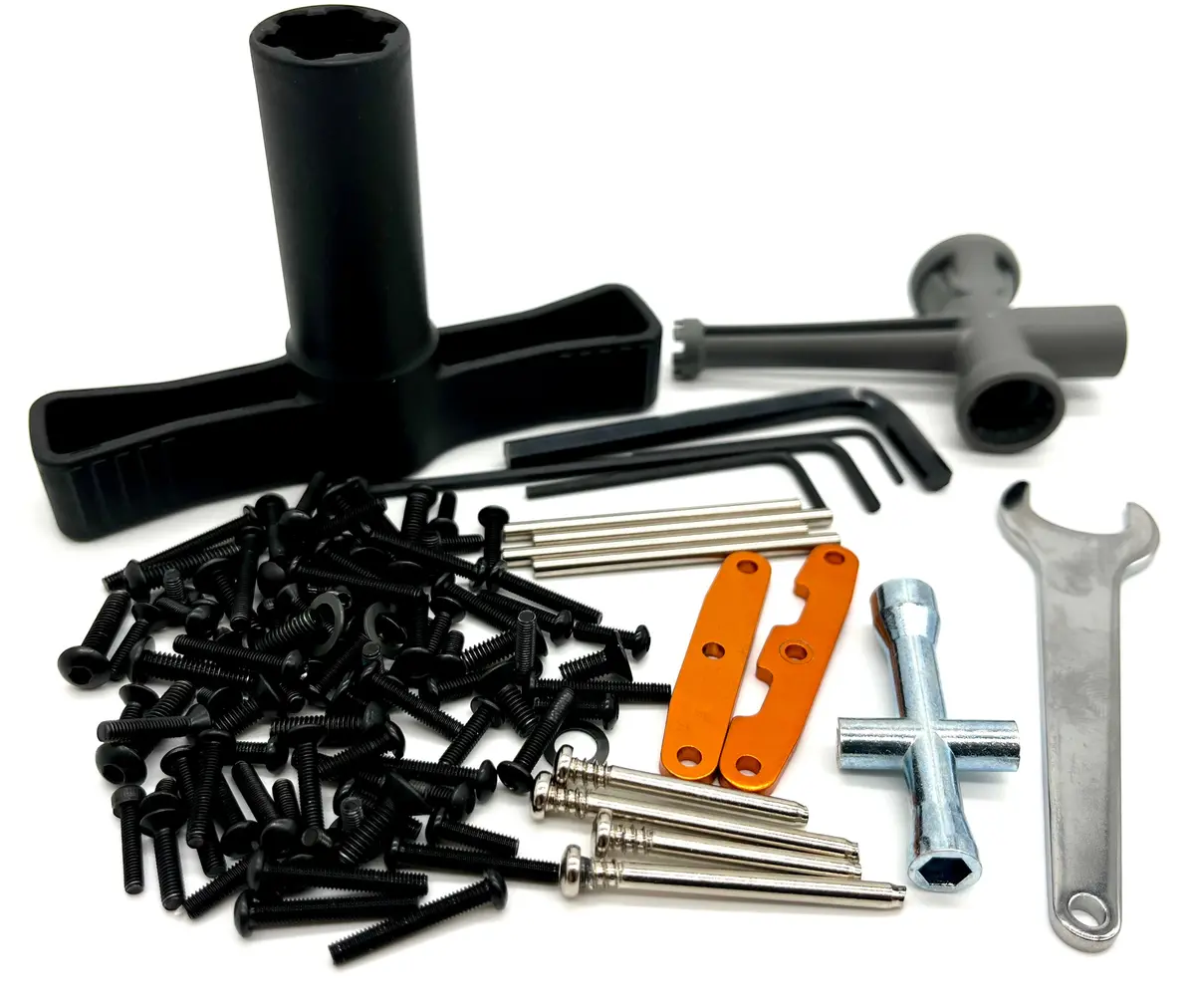 Jato 4X4 Vxl Screws, Tools, Hardware Set, W/Orange Tie Bars Traxxas 90386-4 1