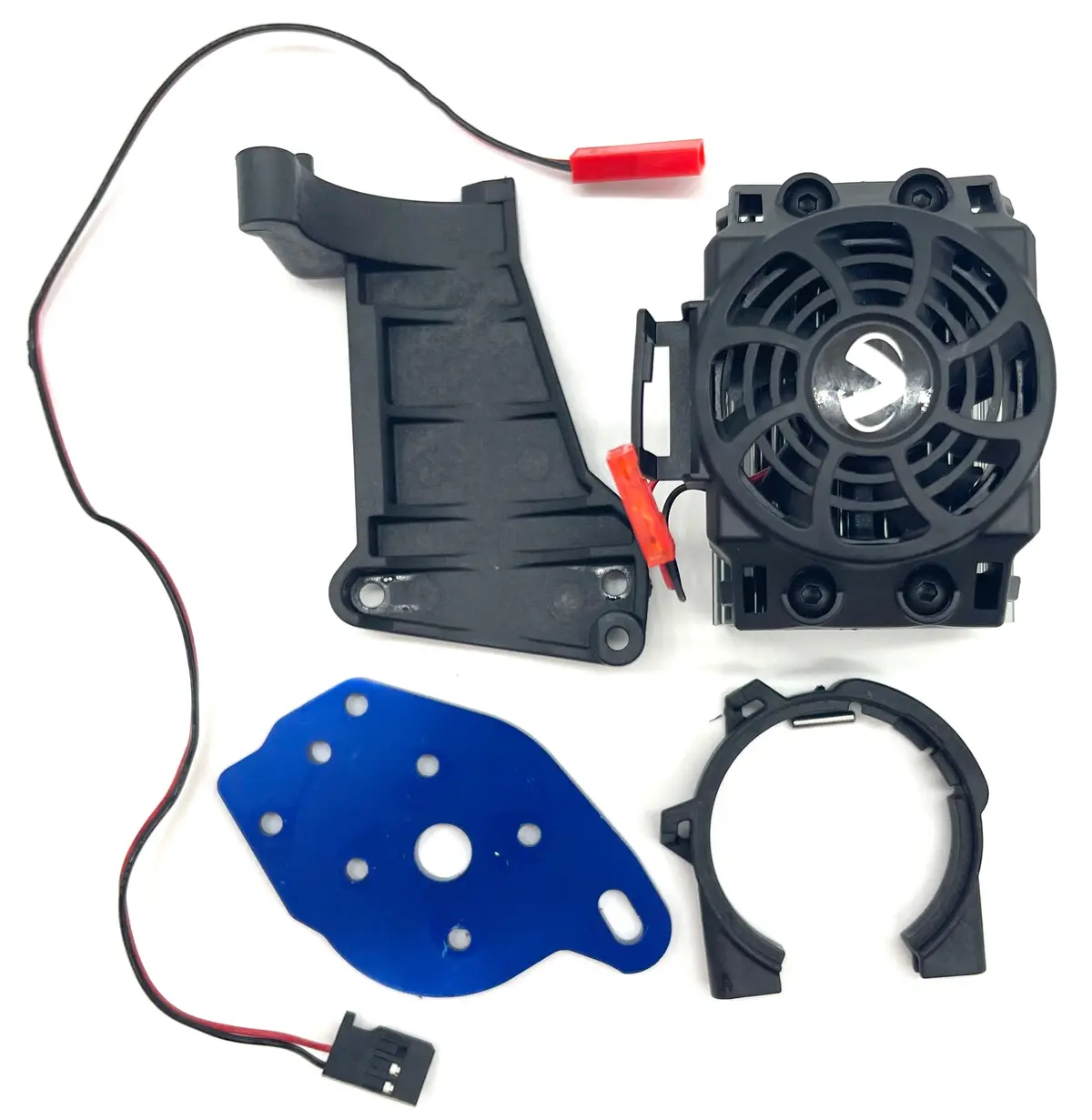 1/10 Wide-Maxx Cooling Fan, Heat Sink And Mounts For Motor 540Xl Velineon 89086-4 1