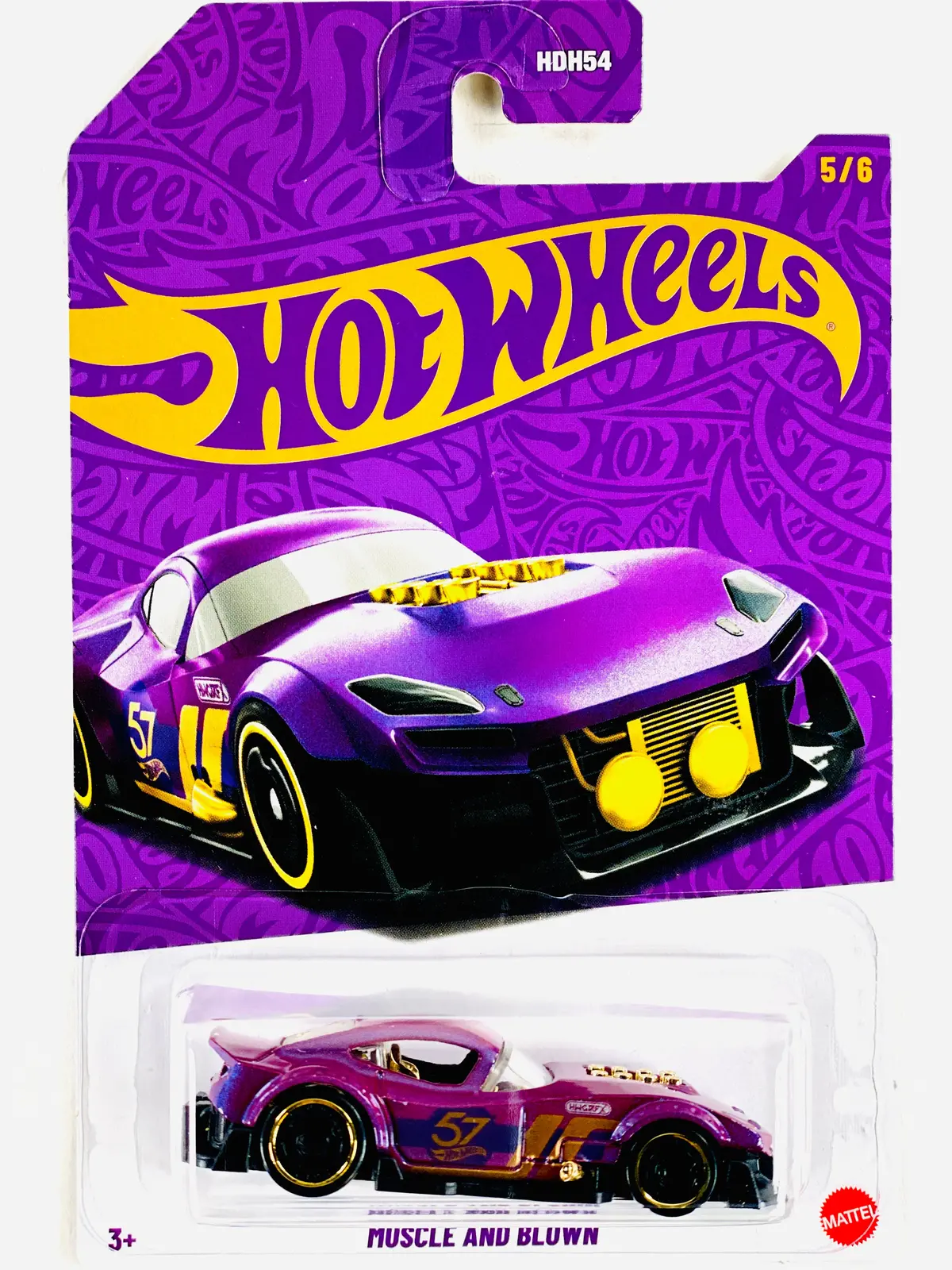 Hot Wheels 2025 57Th Anniversary Series Case G Muscle And Blown (5/6) - Damaged Card 1