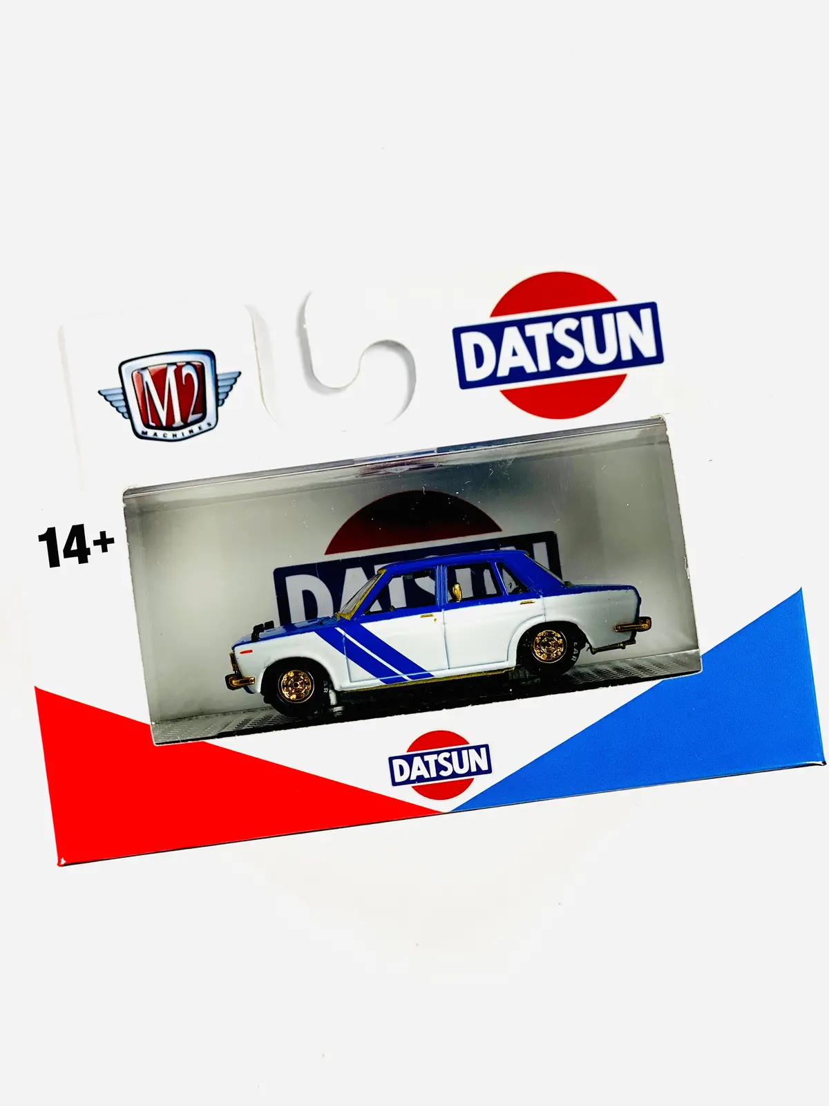 M2 Machines Auto-Thentics 1969 Datsun Bluebird 1600Sss Chase - Damaged Box 1