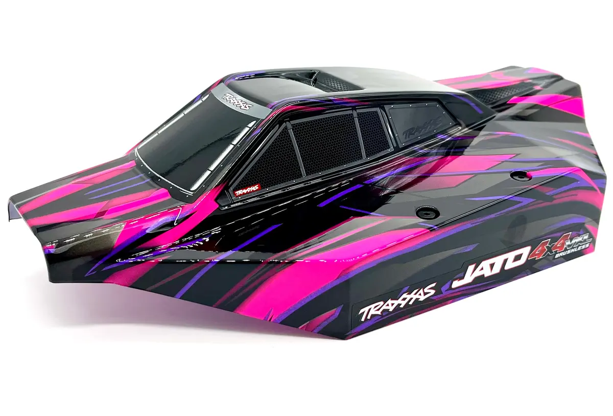 Jato 4X4 Vxl Body Shell (9060-Pink) W/Clipless Mounts Traxxas 90386-4 1