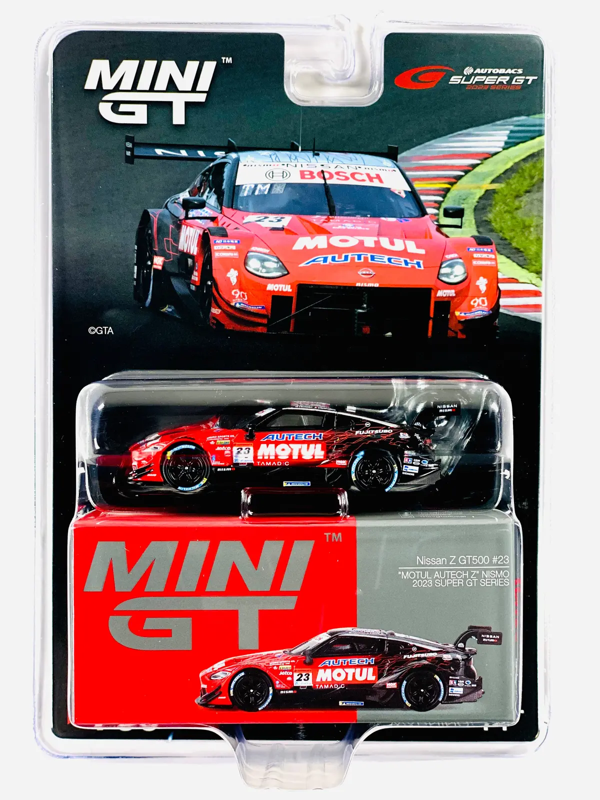 Mini Gt Mijo Exclusive Japan Exclusive Super Gt Series Nissan Z Gt500 #23 “Motul Autech Z” Nismo 2023 #756 1