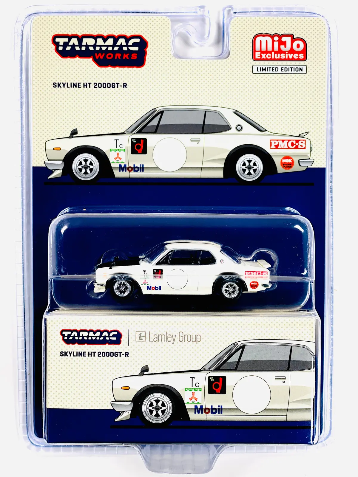 Tarmac Works Mijo Exclusives Global 64 Nissan Skyline 2000 Gt-R (Kpgc10) Lamley Special Edition - Damaged Blister 1