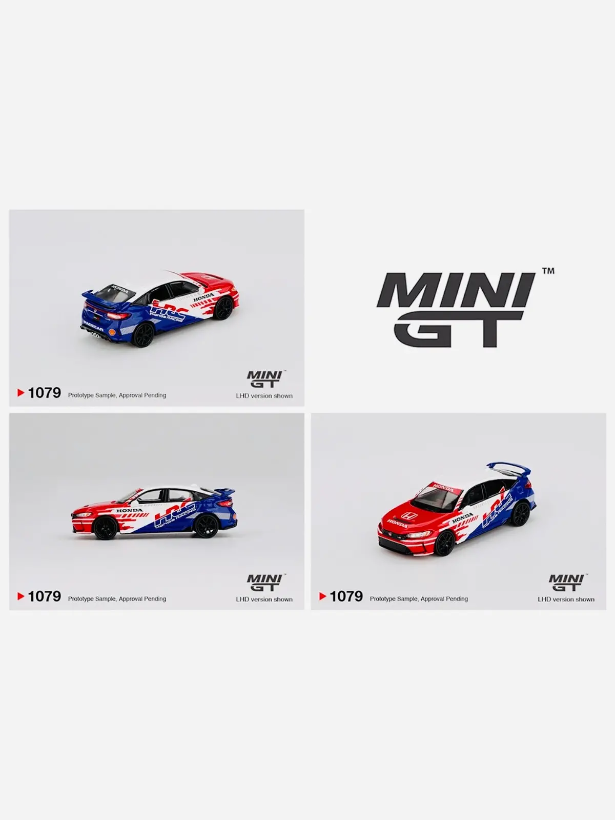 Mini Gt Mijo Exclusive Honda Civic Type R 2024 Pace Car Hrc #1079 1