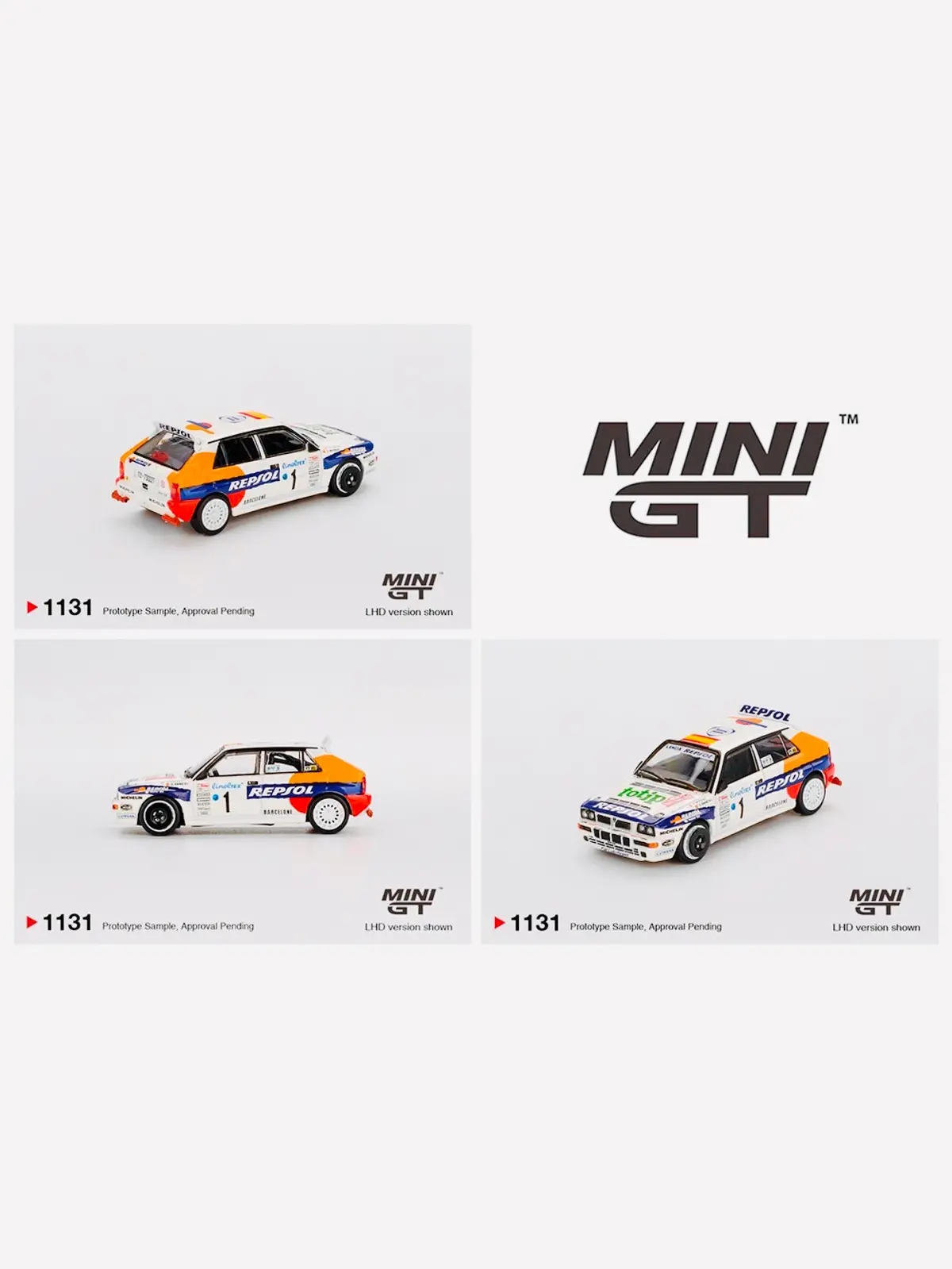 Mini Gt Mijo Exclusive Lancia Delta Hf Integrale Evoluzione #1 1993 Rallye Monte-Carlo #1131 1