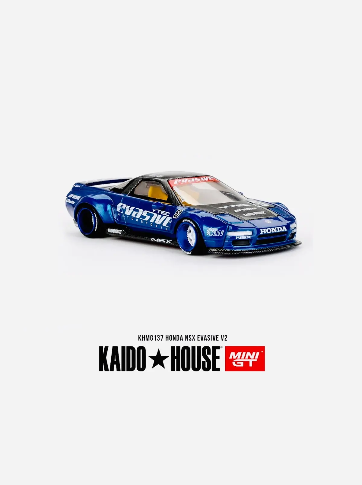 Mini Gt X Kaido House Collab Factory Sealed Honda Nsx Evasive V2 #137 1