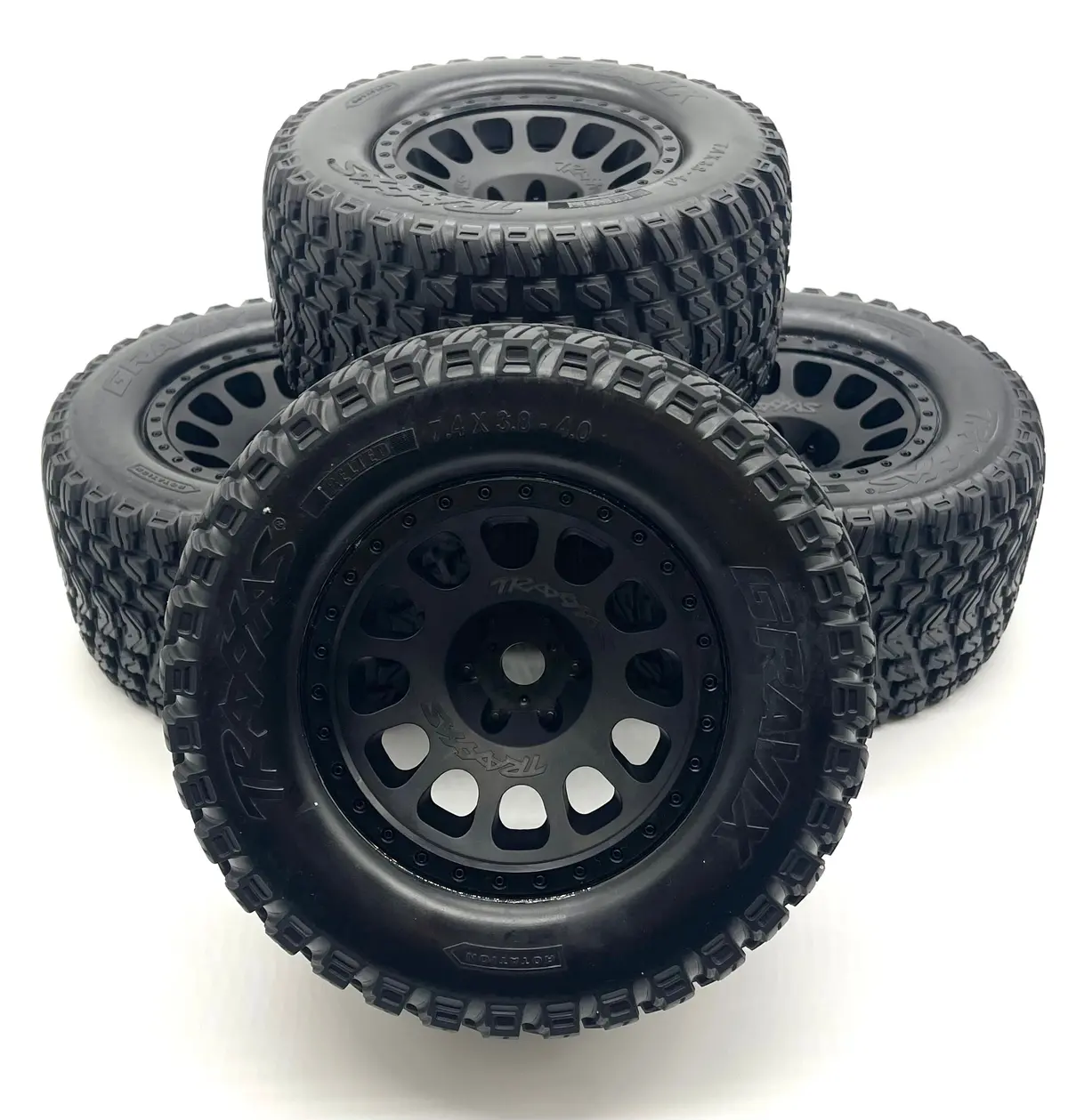 Xrt Ultimate Wheels & Tires (Factory Glued Assembled (Set 4) Belted Traxxas 78097-4 1