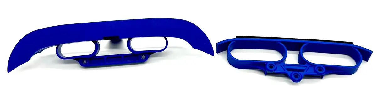 Mini Rally Vxl Bumpers Front & Rear (Blue) 108046-1 1