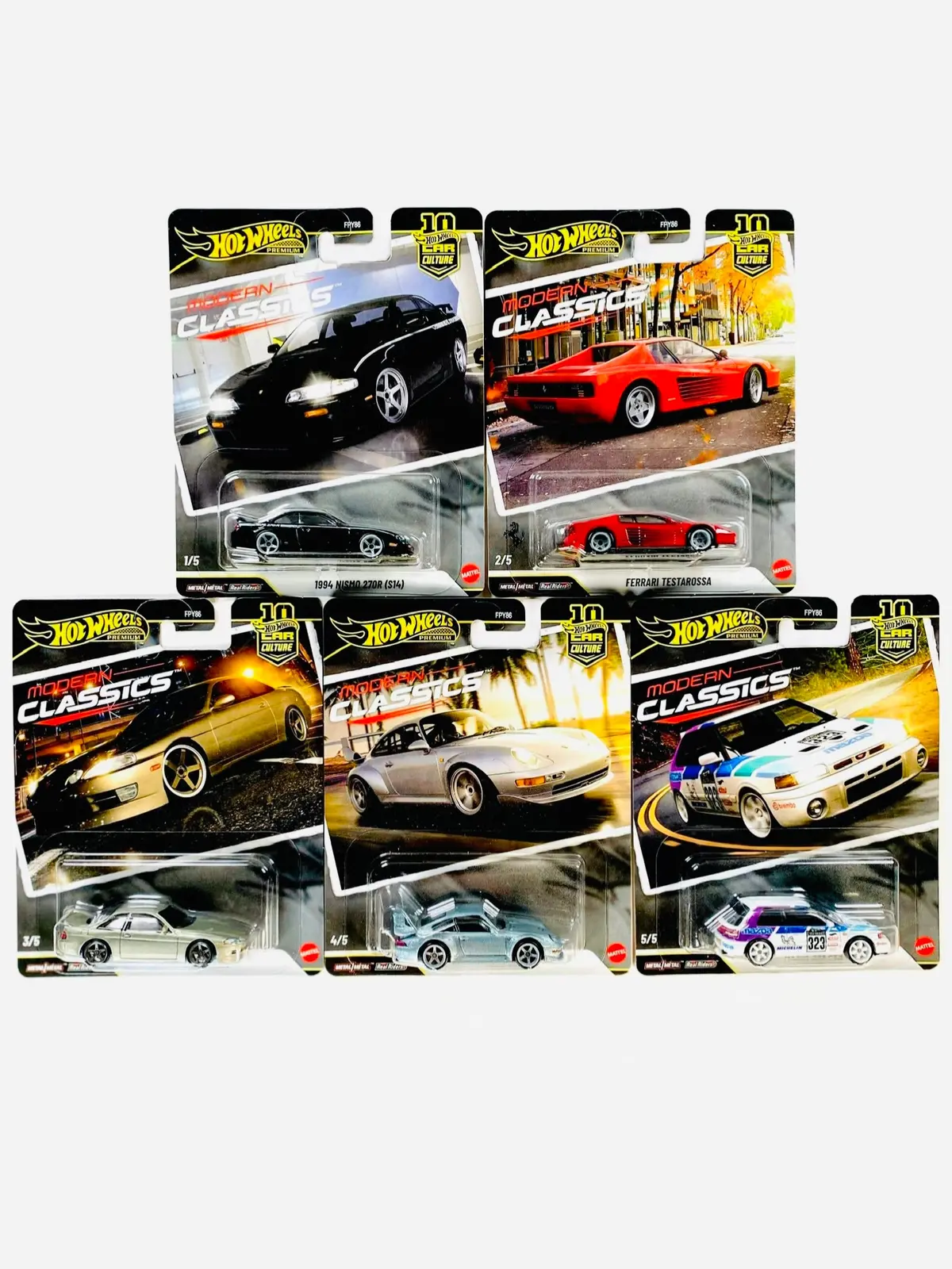Hot Wheels 2026 Car Culture Modern Classics Case S (Set Of 5 Cars) 1