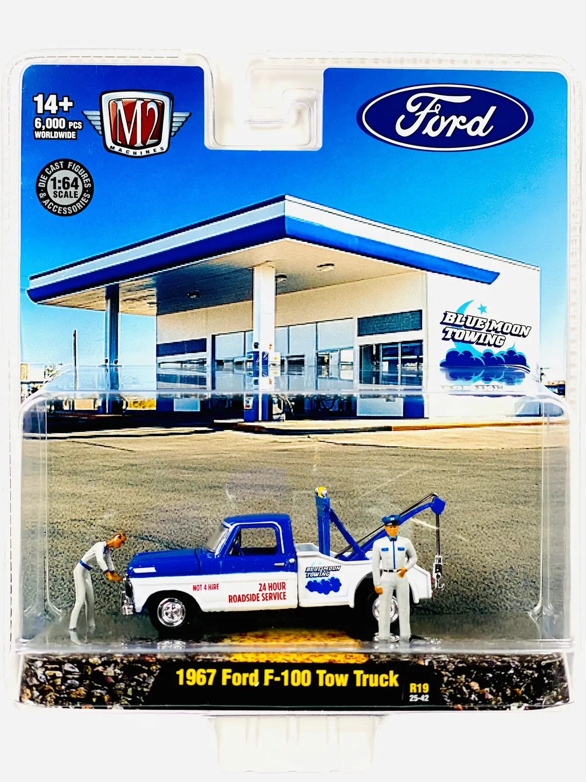 M2 Auto Figs Diorama 1967 Ford F-100 Tow Truck 1