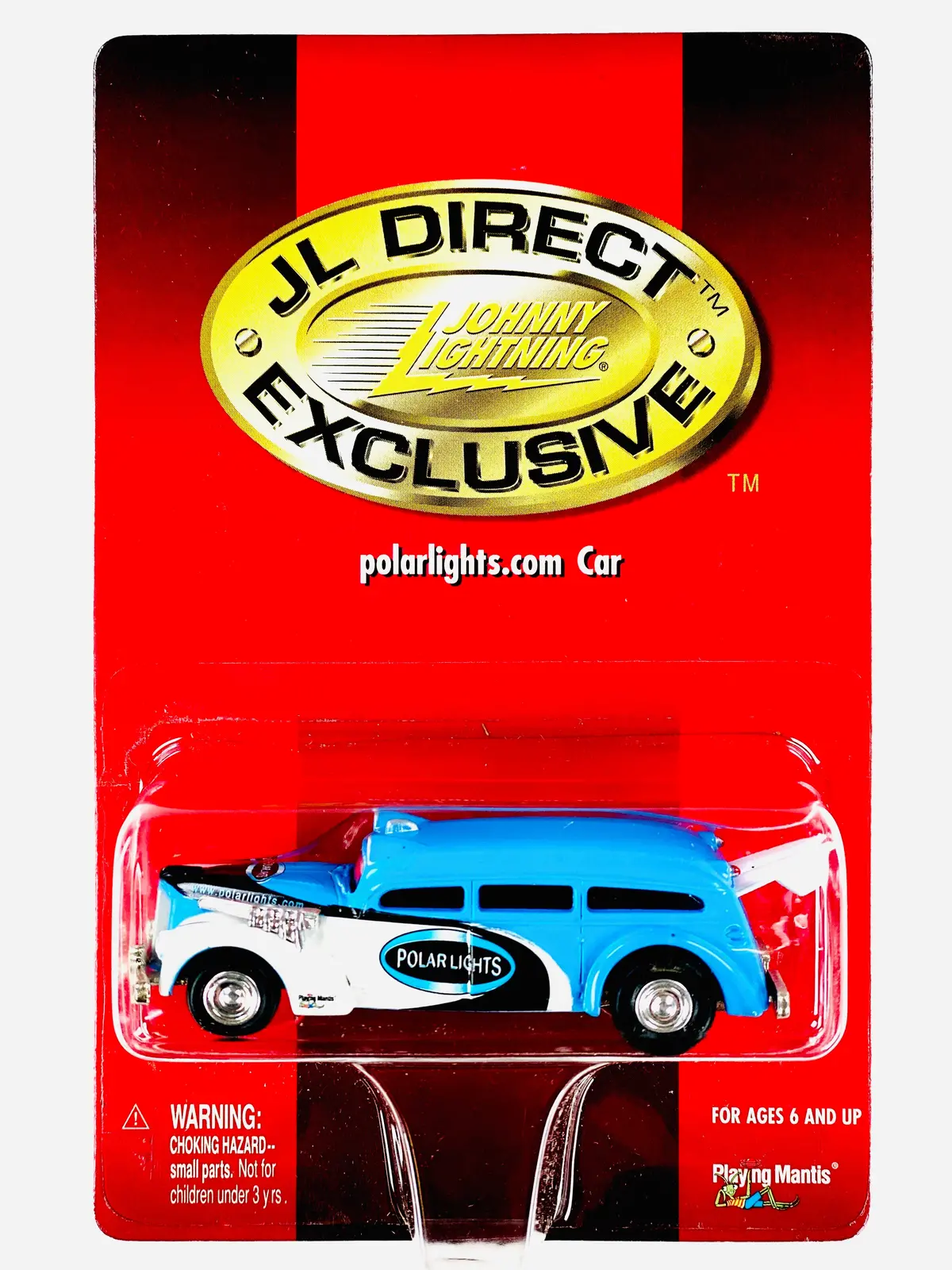 Johnny Lightning Direct Exclusive Polarlights.Com Car - Damaged Card/Blister 1