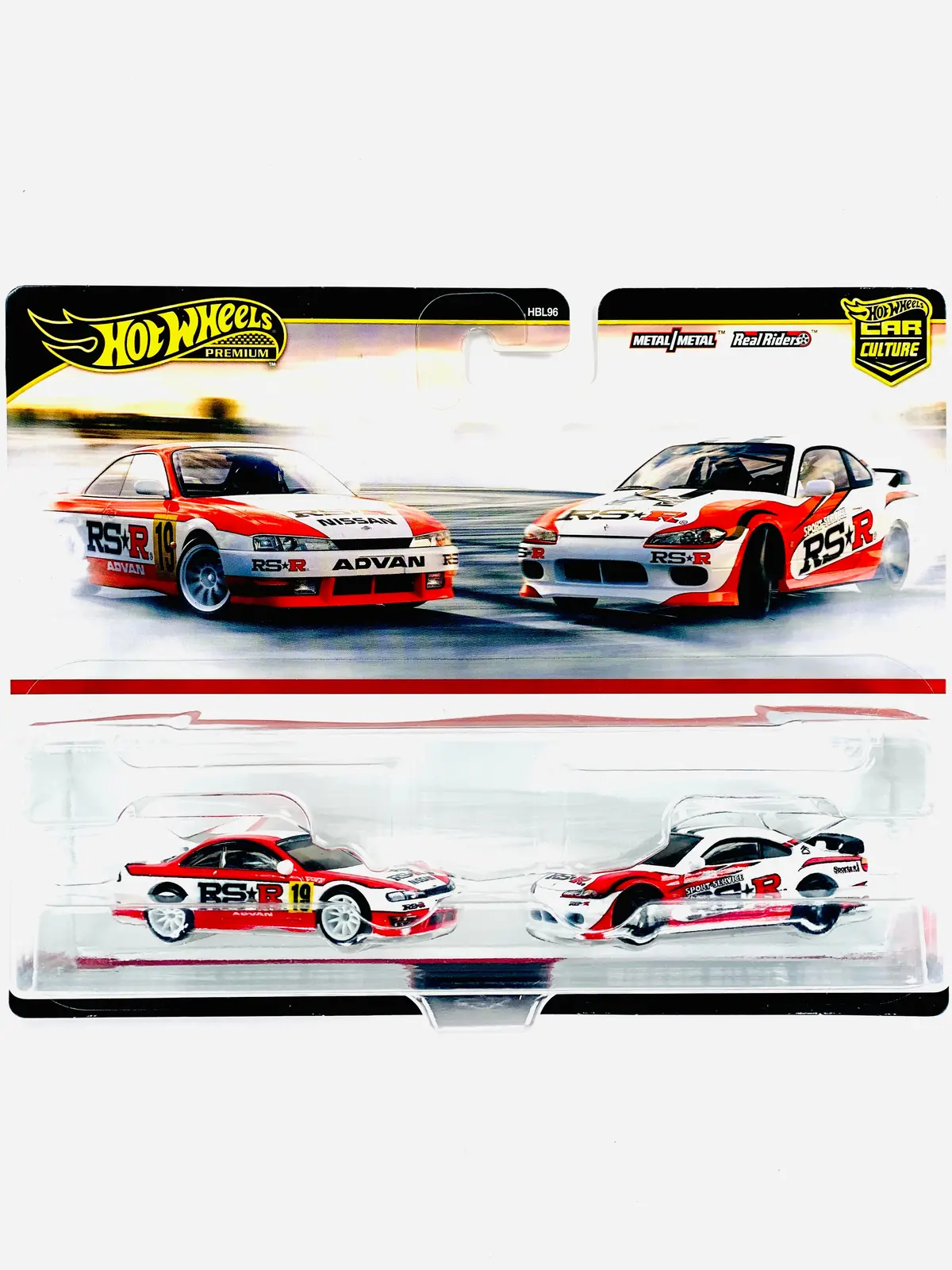 Hot Wheels 2024 Target Exclusive 2 Pack Nissan 240Sx (S14) & Nissan Silvia (S15) - Damaged Card 1