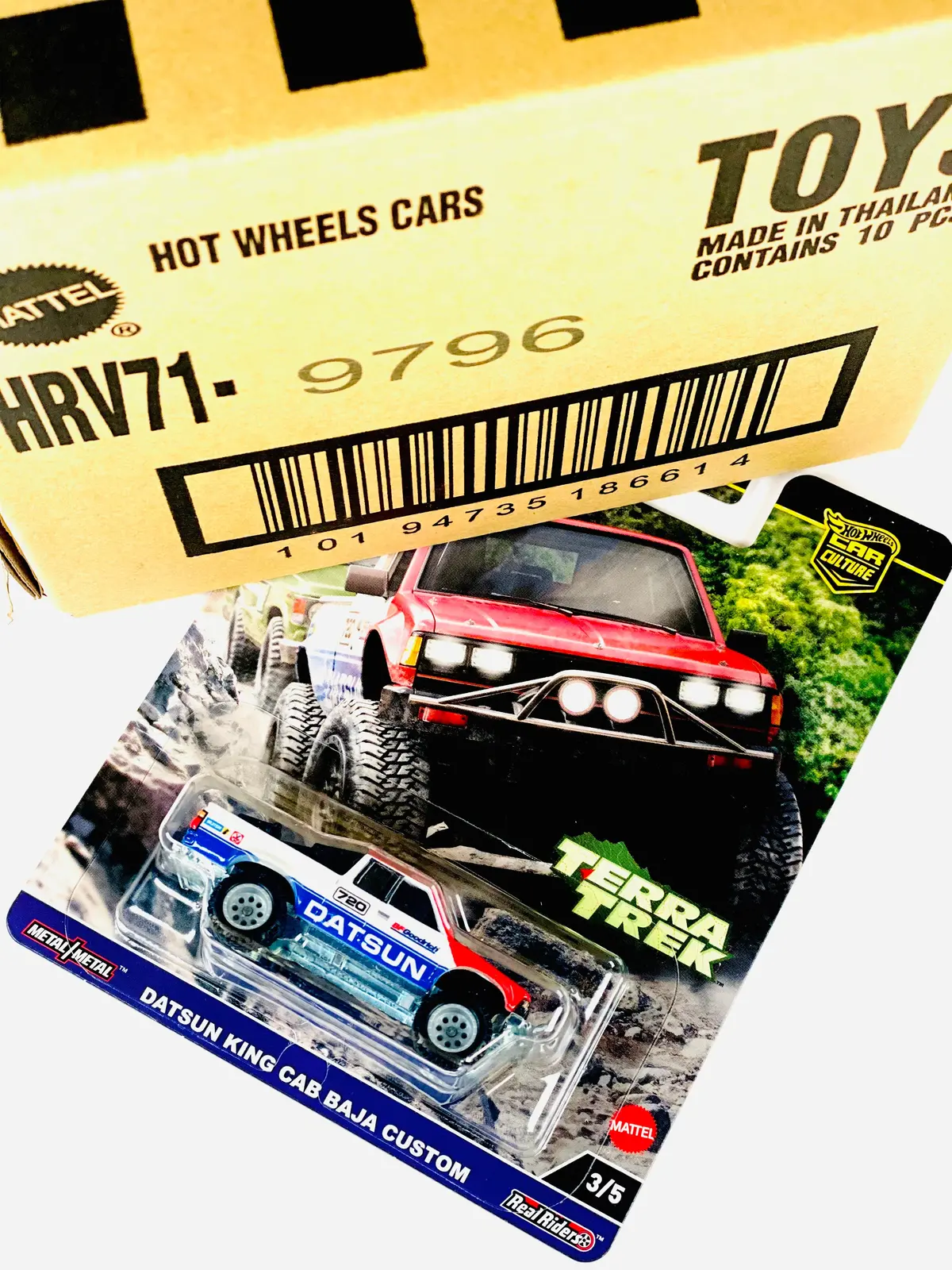 Hot Wheels 2024 Car Culture Datsun King Cab Baja Custom Factory Sealed Solid Pack (10 Cars) 1