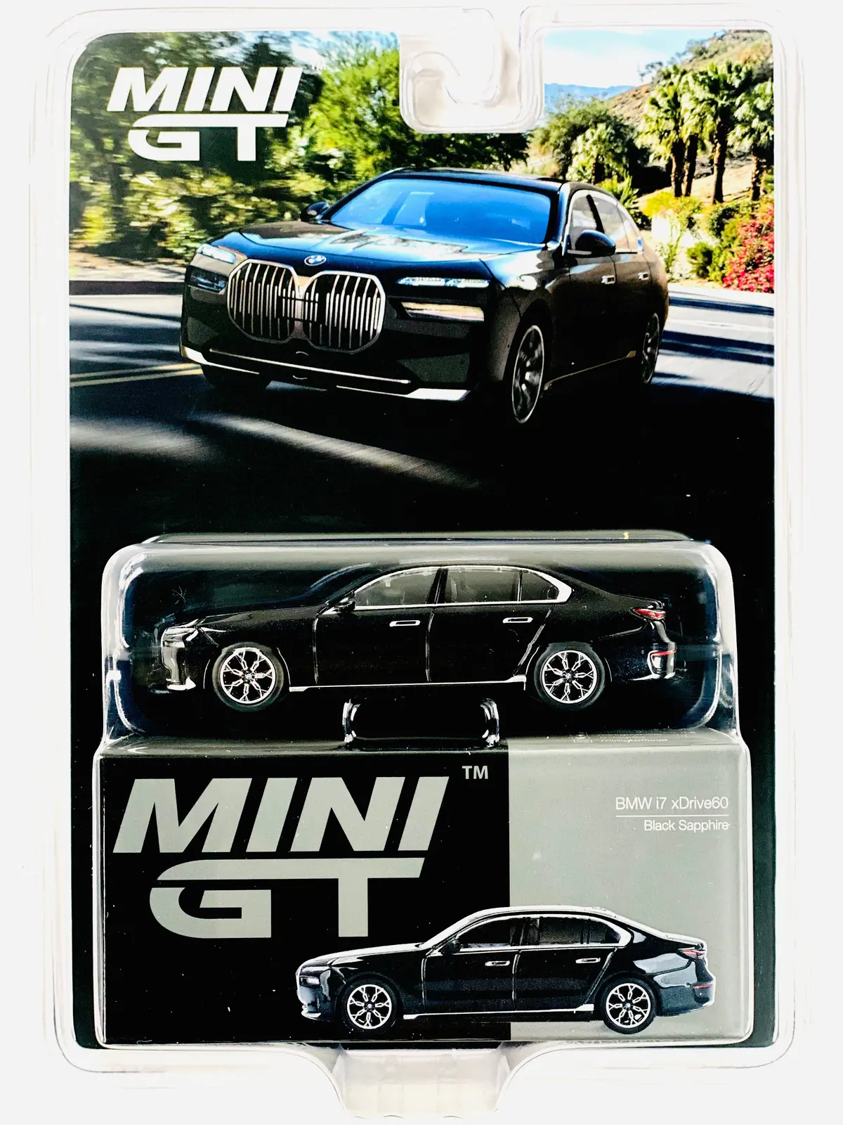 Mini Gt Mijo Exclusive Bmw I7 Edrive50 Black Sapphire #802 1