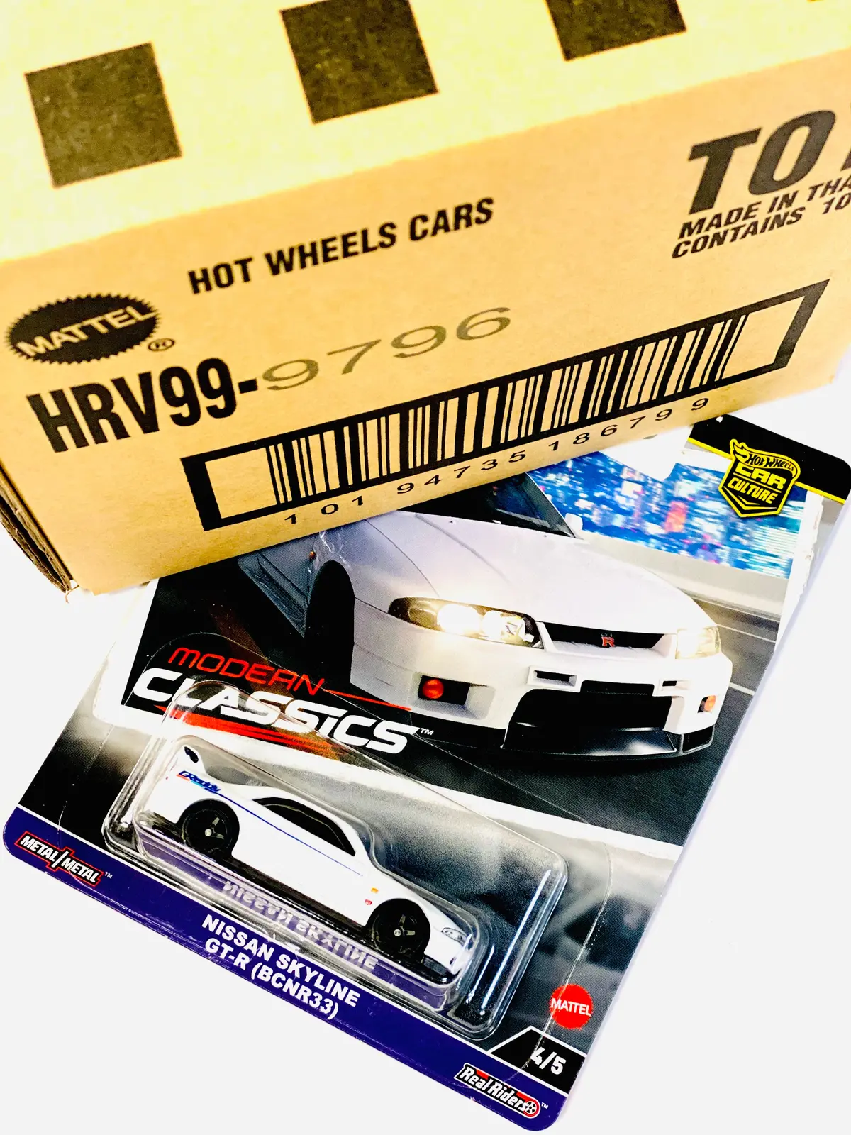 Hot Wheels 2024 Car Culture Nissan Skyline Gt-R R33 (Bcnr33) Factory Sealed Solid Pack (10 Cars) 1
