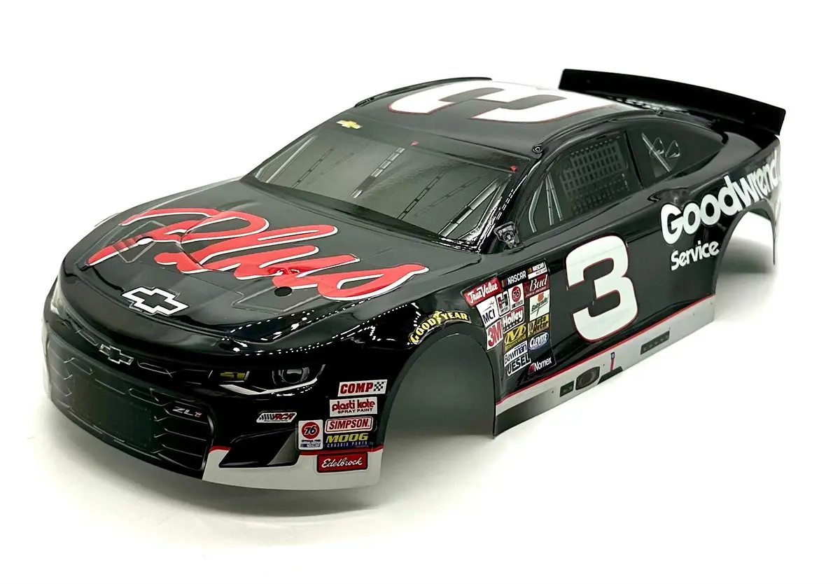 Losi Nascar Grom - Body (2025 Dale Earnhardt #3 Black Goodwrench Los1122409) 1
