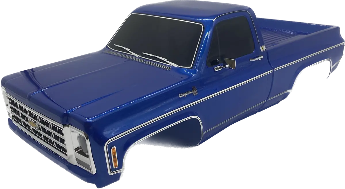Trx-4 Chevy K10 - Body Cover, Blue (Factory Painted, Complete 92056-4 1