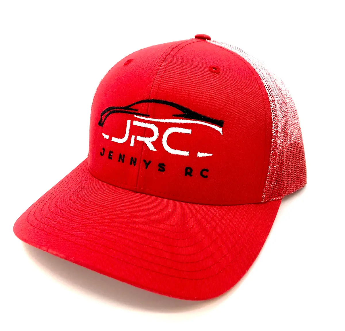 Jennys Rc  Red & White Embroidery Hats - Richardson 112 Tucker Lids Merch 1