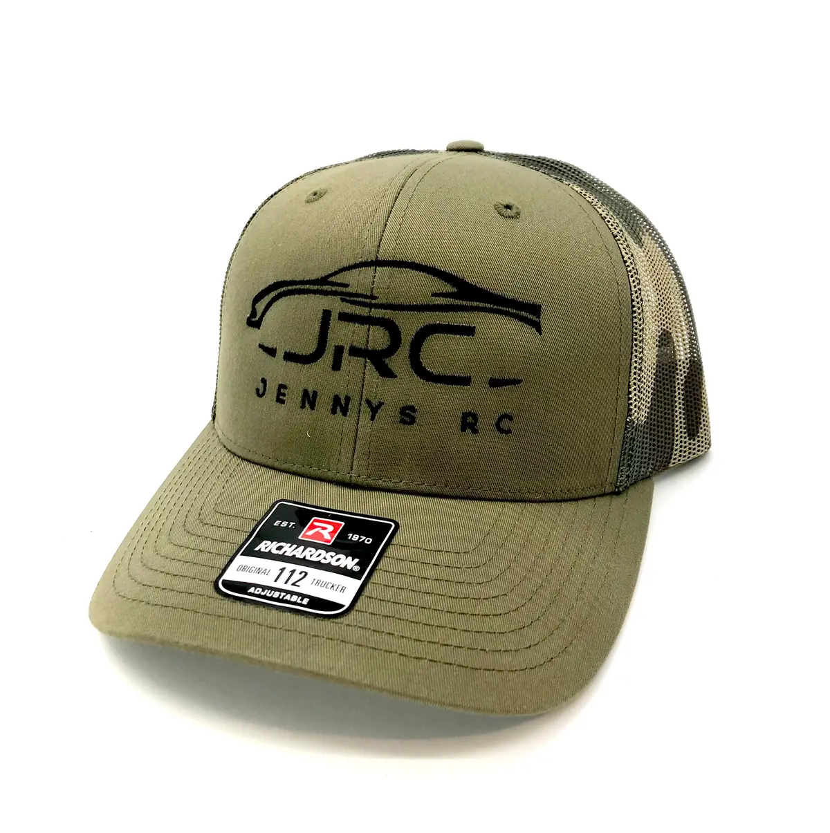 Jennys Rc  Green & Camo Embroidery Hats - Richardson 112 Tucker Lids Merch 1