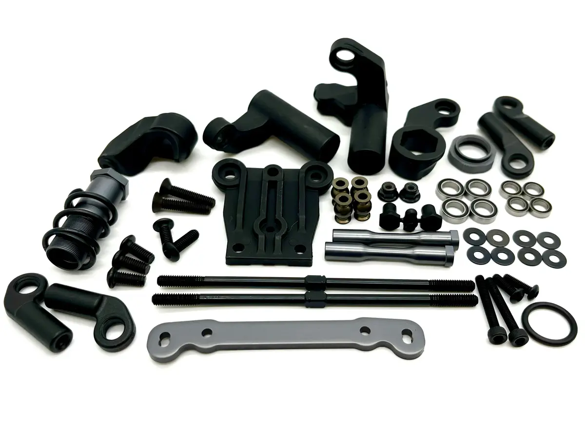 Tekno Nt48 2.2 Steering Set (Bag J, K & P) (Bell Crank, Servo Saver Ackerman Plate, Linkage Tkr9401 1