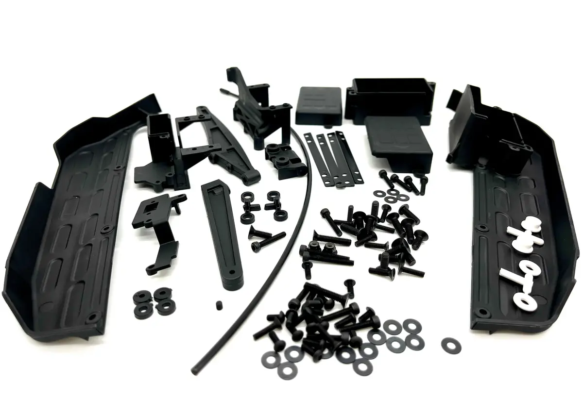 Tekno Nt48 2.2 Plastic Set (Bags K & N) Mud Guards, Servo Mount, Esc Tray, Rx Box Tkr9401 1