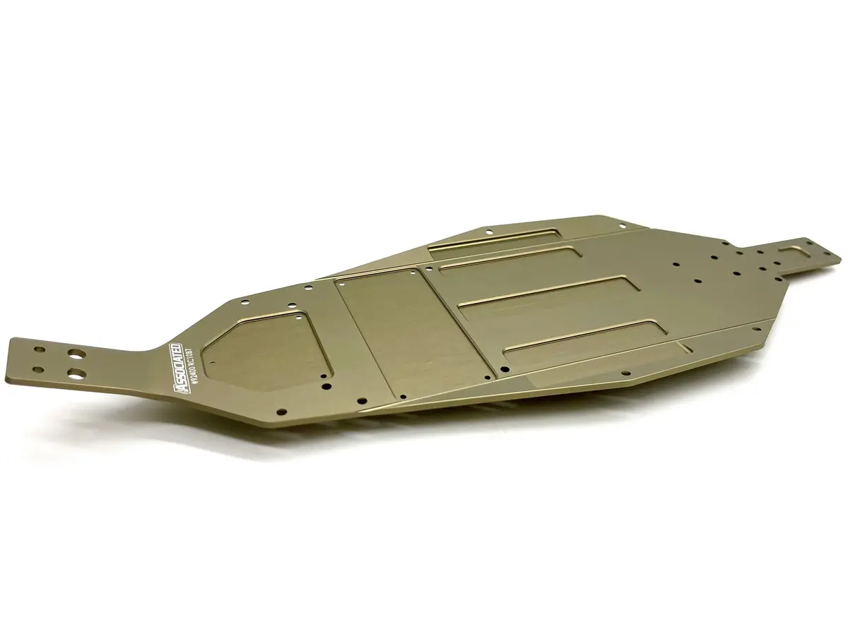 Associated Rc10b7d - Chassis Aluminum, Hard Anodized, Lightened Asc90042 1