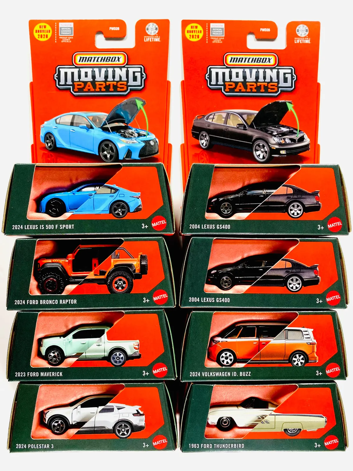 Matchbox 2026 Moving Parts Factory Sealed Case K (8 Cars) 1