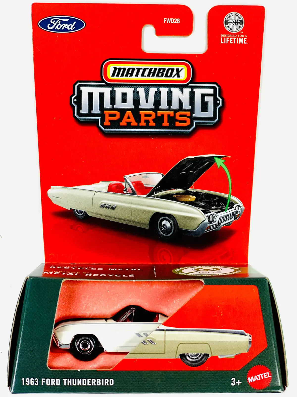 Matchbox 2026 Moving Parts Case K 1963 Ford Thunderbird 1