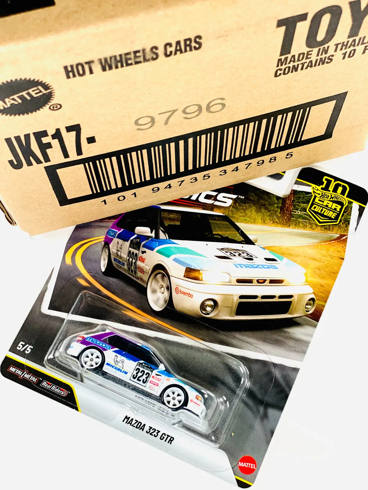 Hot Wheels 2026 Car Culture Mazda 323 Gtr Factory Sealed Solid Pack (10 Cars) 1