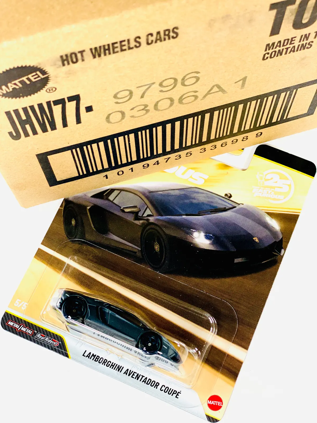 Hot Wheels 2026 Fast & Furious 25Th Anniversary Lamborghini Aventador Coupé Factory Sealed Solid Pack (10 Cars) 1