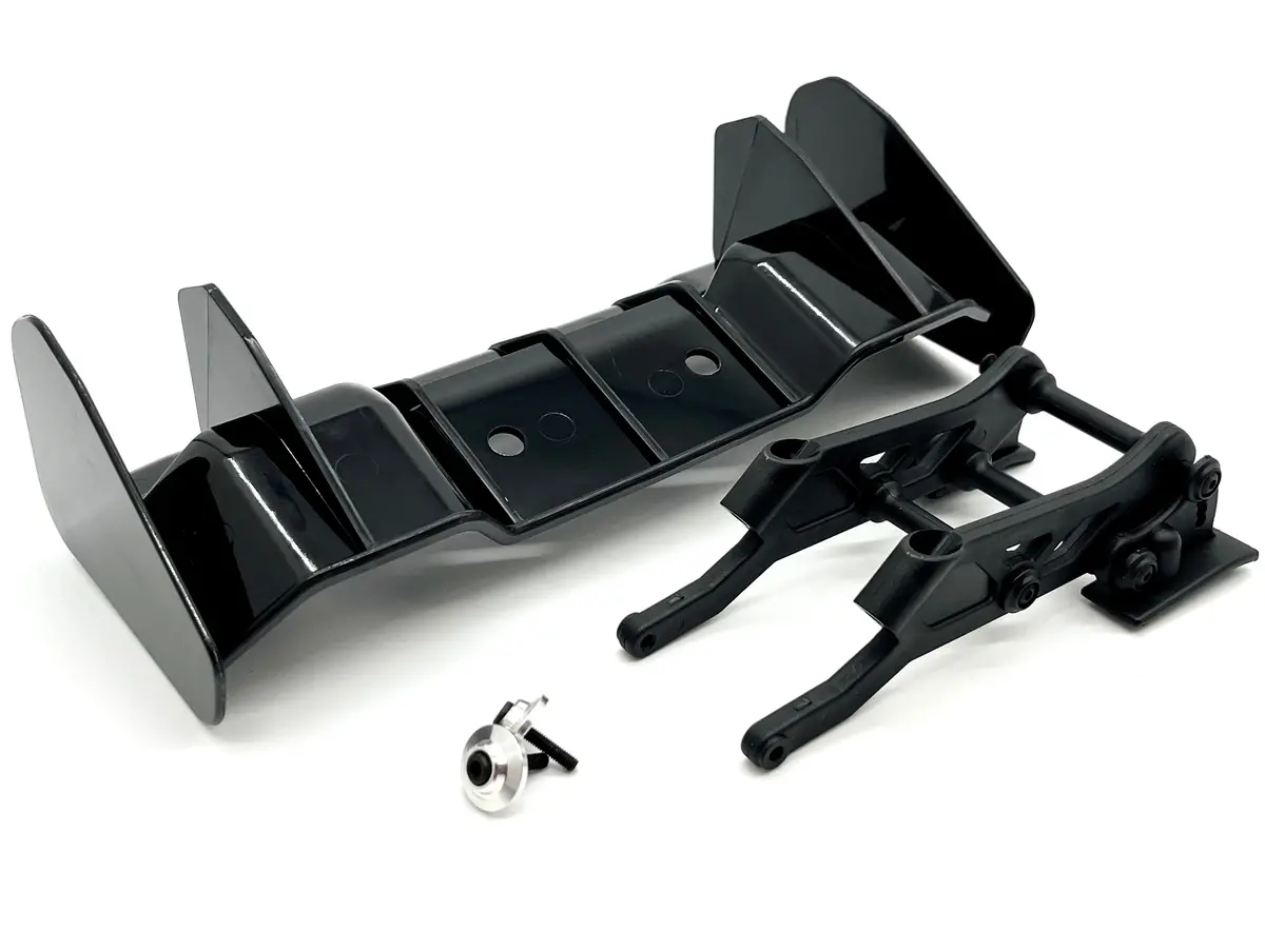 Hobao 1/8 Hyper Ss - Wing & Mount (Black Stay 87604 90011 Spoiler Hb-Ss-C28 1