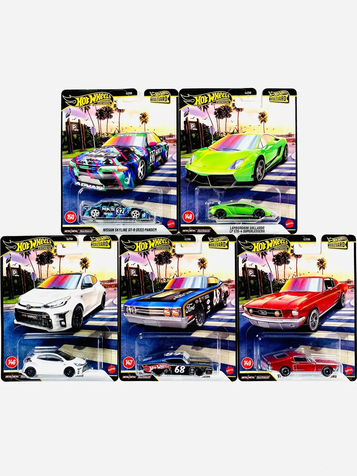 Hot Wheels 2026 Boulevard Case G (Set Of 5 Cars) 1