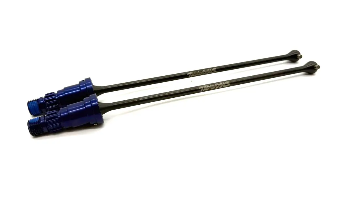 Xrt Ultimate Drive Shafts (Blue Front/Rear Anodized Steel Stub Axles Traxxas 78097-4 1